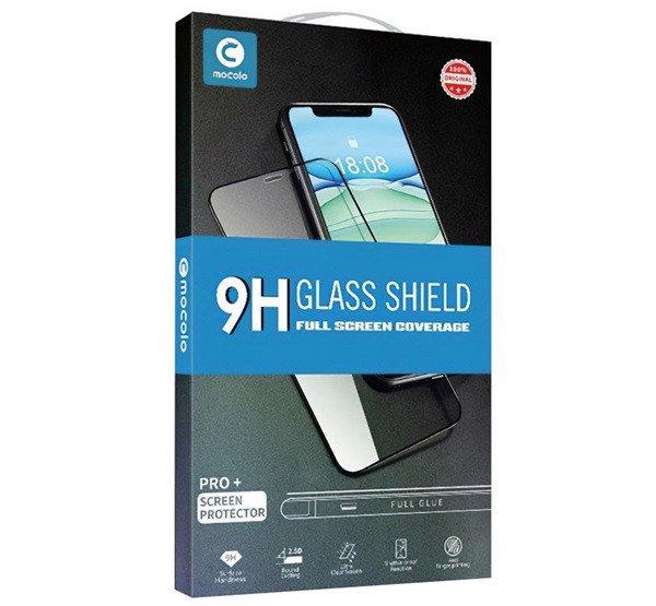 MOCOLO képernyővédő üveg (2.5D full glue, íves, teljes felületén tapad,
karcálló, 0.3mm, 9H) FEKETE Apple iPhone XR 6.1, Apple iPhone 11