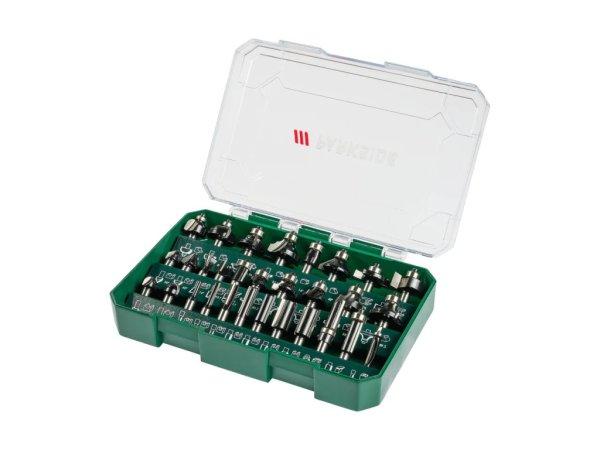 ParkSide PFB 30 A1 kiegészítő 30 darabos maróbit készlet POF 1200 D3 / E4
felsőmarógéphez, praktikus tároló dobozban