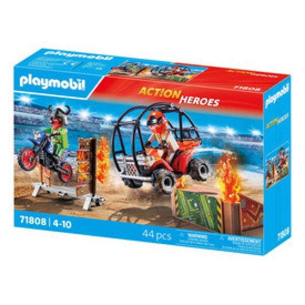Playmobil: Kaszkadőrök motorral és homokfutóval