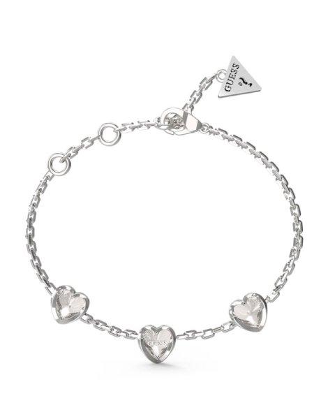 Guess Romantikus acél karkötő szívekkel Mon Amour
JUBB04611JWRH 21 cm