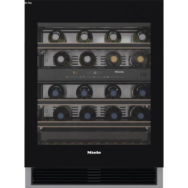 Miele KWT 6322 UG-1 üvegajtós Beépíthető borhűtő