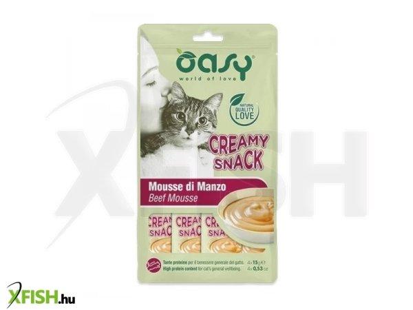 Oasy Cat Creamy Snack Beef 4x15g