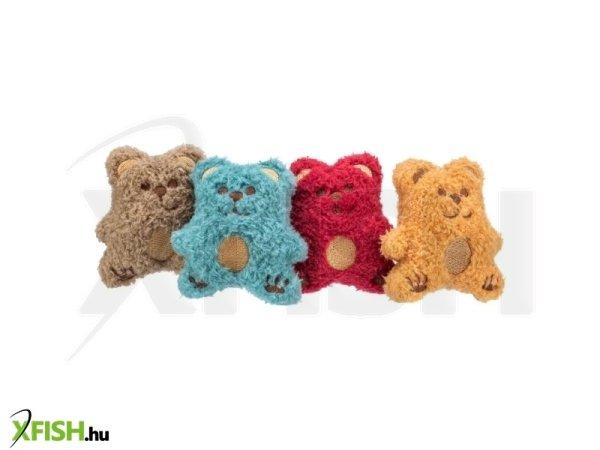 Trixie játék medve, plüss, macskamentával, 8cm