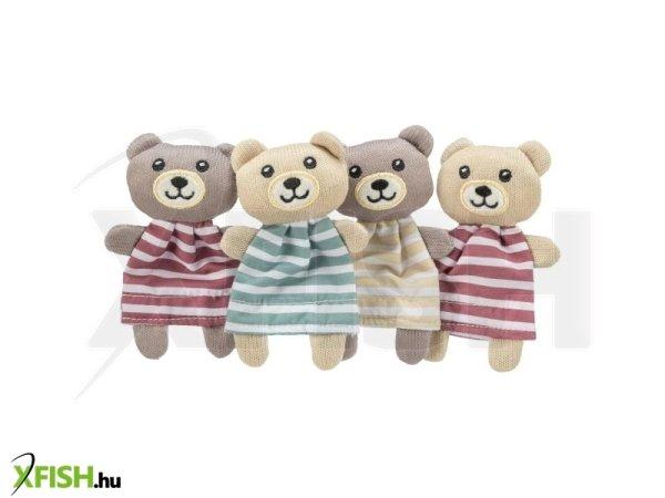 Trixie játék medve, textil, macskamentával, 12cm