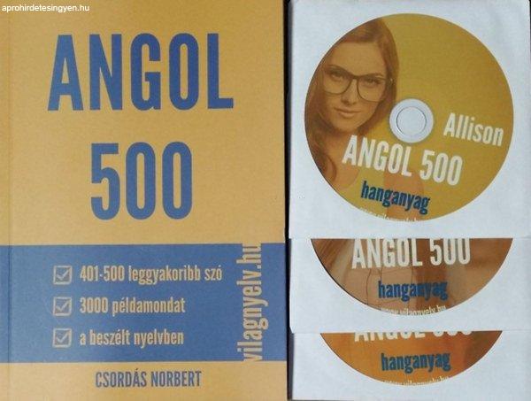 Angol 500 (401-500) + Hanganyag (3 CD) - Csordás Norbert