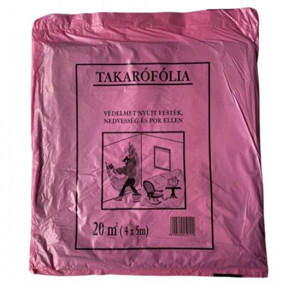 Takarófólia vékony 4x5m (8 micron)