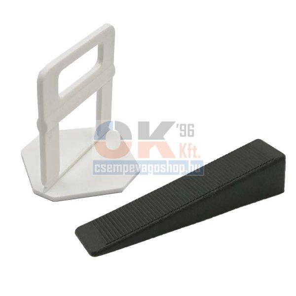 SKTeco20 lapszintező, 200db ÉK + 1000db TALP, 2mm, 4-15mm (skteco2012cs15)