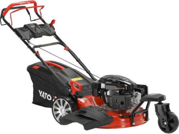 YATO benzinmotoros fűnyíró háromkerekű 3,5 kW, 196 cm3, 53 cm