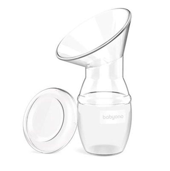 BABYONO Anyatejgyűjtő egyszerű szilikon 90 ml