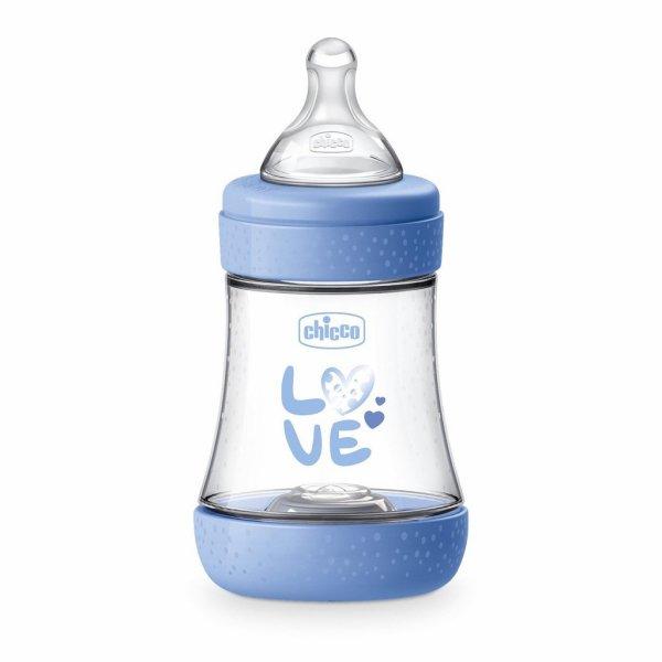 CHICCO Perfect5 szilikon cumisüveg 150ml fiú