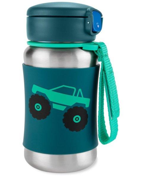 SKIP HOP Spark Style Rozsdamentes acél szívószálas vizespalack Monster Truck
12m+
