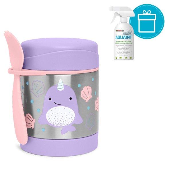 SKIP HOP Zoo Hőtartó ételtermosz kanállal / villával Narvál 325ml, 3+ +
AQUAINT 500 ml