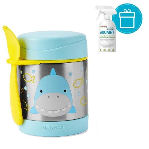 SKIP HOP Zoo Hőtartó ételtermosz kanállal / villával Cápa 325ml, 3+ +
AQUAINT 500 ml