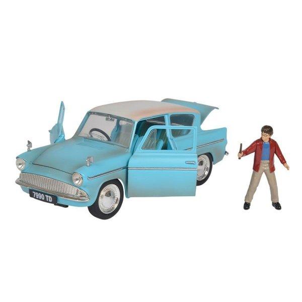 Jada - Hollywood Rides fém autómodell - Harry Potter figurával - 1959 Ford
Anglia - 1:24