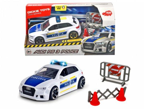 Dickie Toys Román Audi RS3 - Rendőrautó
