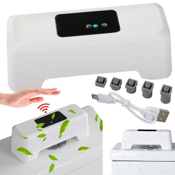 Érintésmentes WC öblítő USB töltéssel