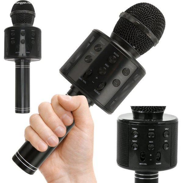 Vezeték nélküli karaoke mikrofon - fekete