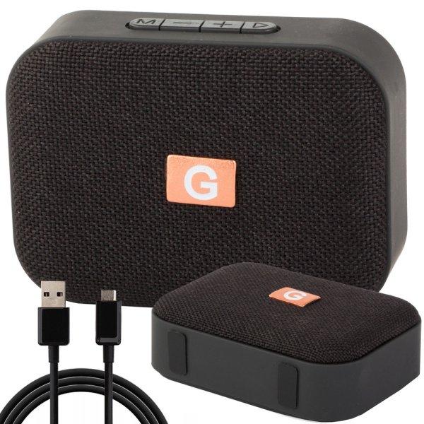 Vezeték nélküli Bluetooth hangszóró 11x8x4cm - fekete