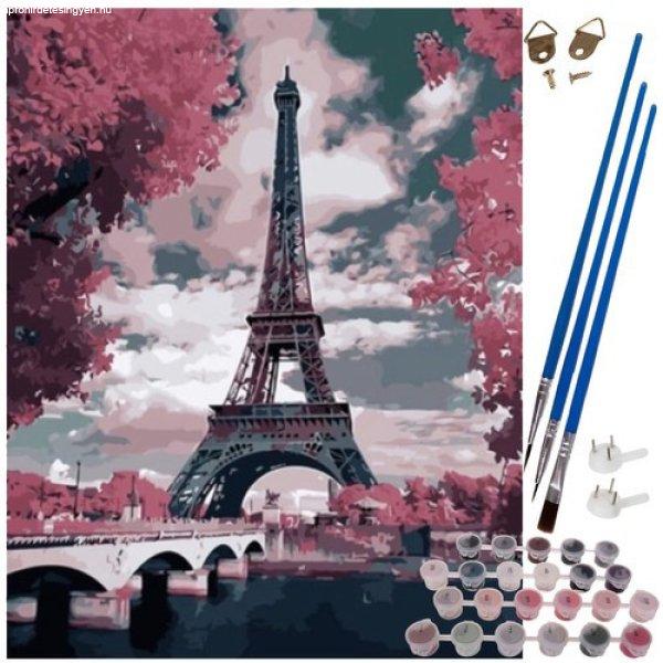 Számos kifestő eiffel torony - 40x50cm