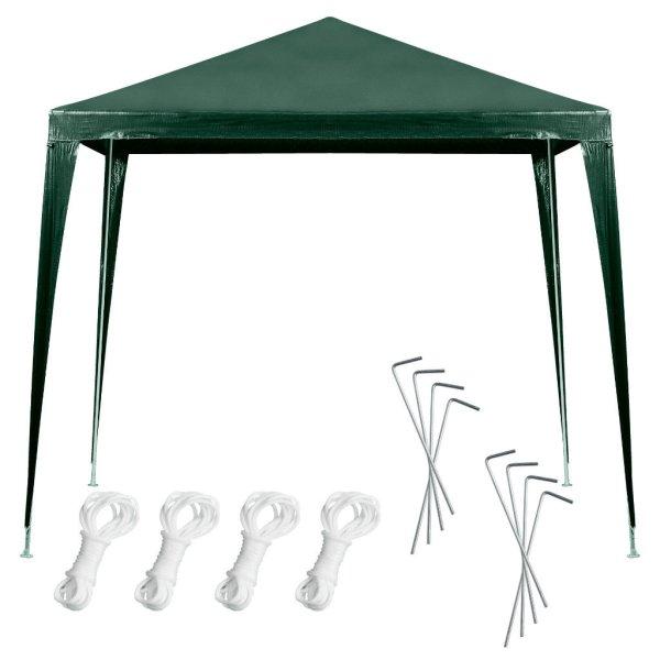 Kerti pavilon 2,5x2,5m - zöld
