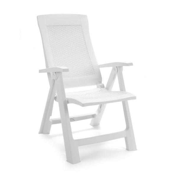 Rango rattan hatású kerti szék Fehér X