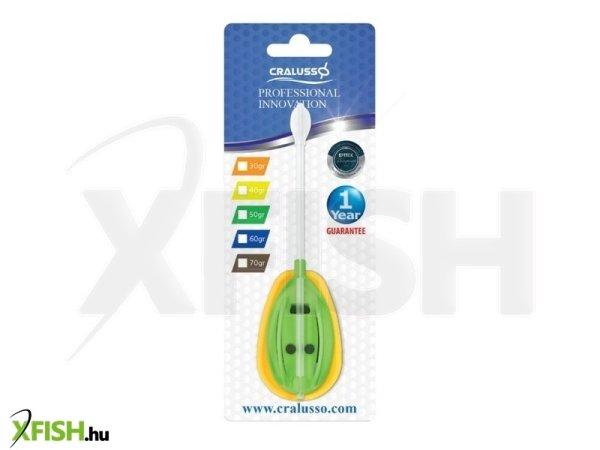 Cralusso Big Rocket Method Kosár+Töltő Fluo Zöld 70g
