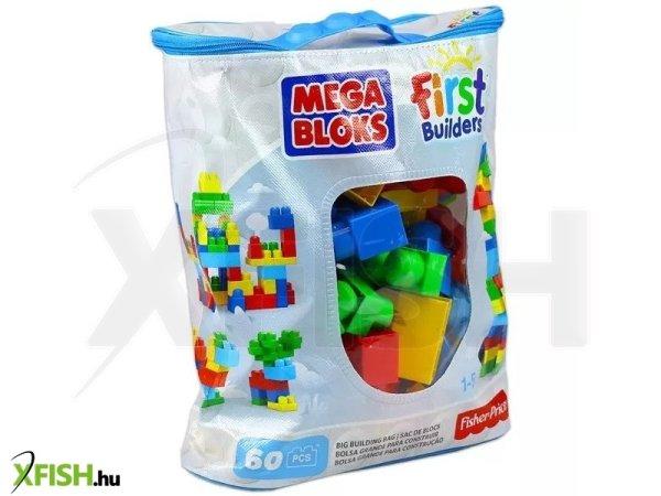 Mega Bloks: Klasszikus színű építőkocka szett táskában - 60 db