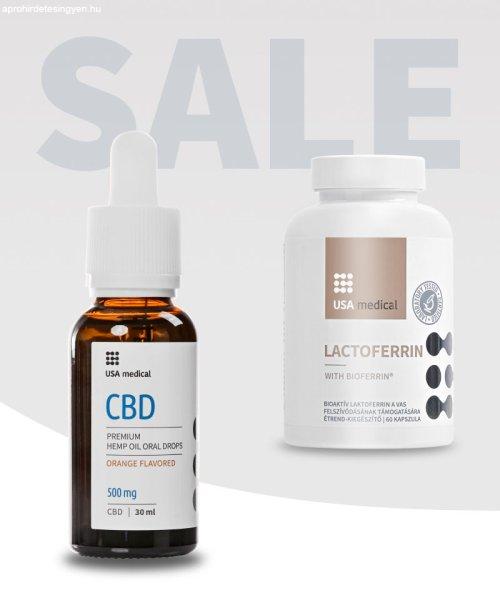 CBD Olaj 500 mg + Laktoferrin BioFerrin®-nel