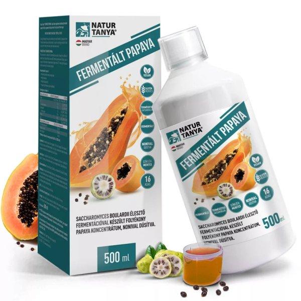 Natur Tanya® fermentált Papaya koncentrátum - Saccharomyces boulardii
probiotikus élesztőgomba fermentációval