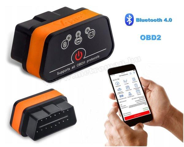OBD2 bluetooth autó diagnosztikai műszer, hibakód olvasó/törlő LONAUTO
OBD16