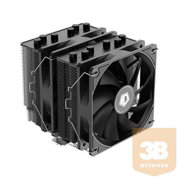 ID-Cooling CPU Cooler - SE-206-XT (15.2-35.2 dB; max 129,39 m3/h; 4Pin
csatlakozó, 6 db heatpipe, 2x12cm, PWM)