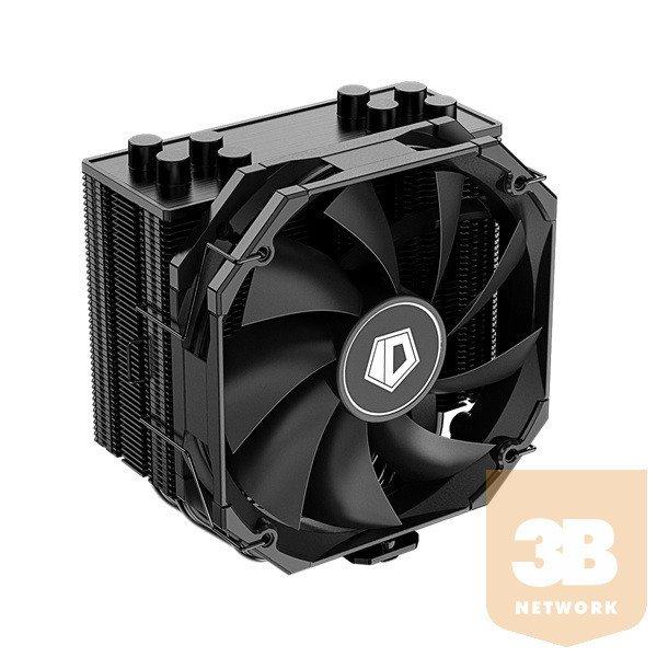 ID-Cooling CPU Cooler - SE-224-XTS MINI BLACK (31,5dB; max. 118,59 m3/h; 4pin
csatlakozó, 4 db heatpipe, 12cm, PWM)