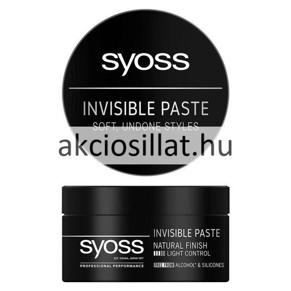 Syoss Invisible Paste hajformázó krém 100ml