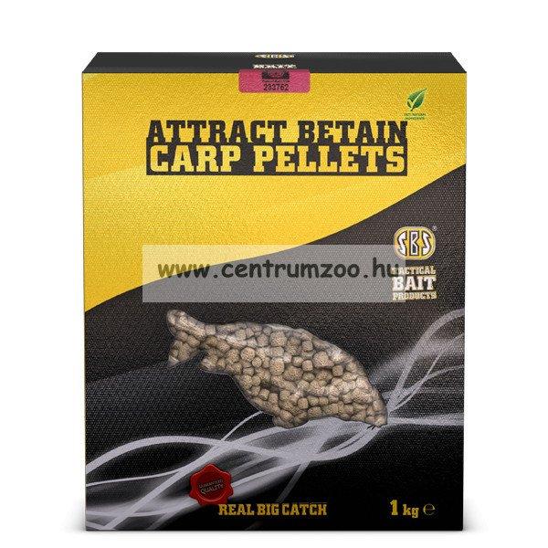 SBS Attract Betain Carp Pellets 1kg 6mm- Tutti Frutti (25204)