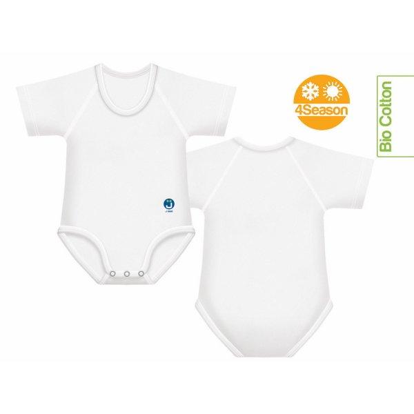 J Bimbi kombidressz 0-36 hó biopamut 4 Seasons fehér 10843