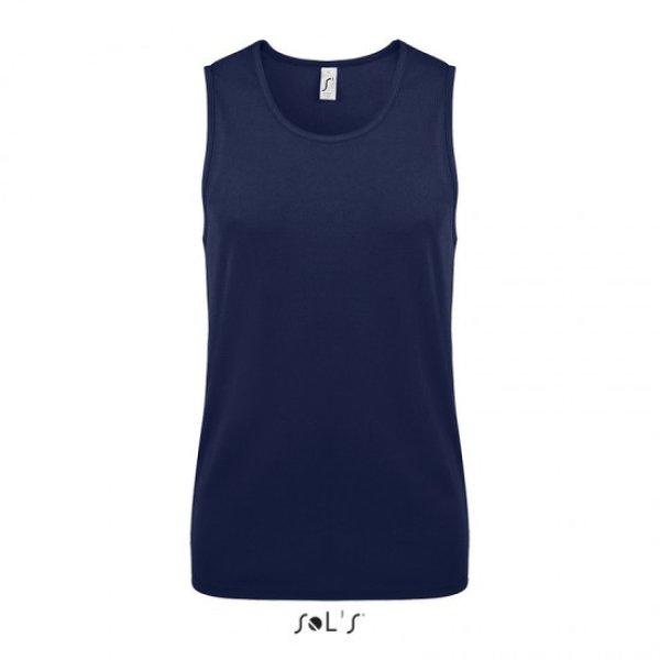 Férfi ujjatlan sport trikó, SOL'S SO02073, French Navy-2XL
