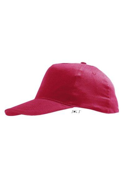 Gyerek SUNNY KIDS tépőzáras baseball sapka, 5 paneles, SOL'S SO88111,
Red-U