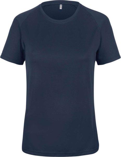PA439 Női környakas raglános rövid ujjú sportpóló Proact, Sporty Navy-M