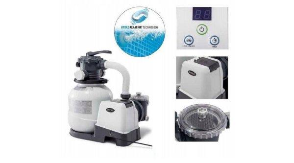 Vízforgató, homokszűrős INTEX 26646 - Új Hydro Aeration Technology