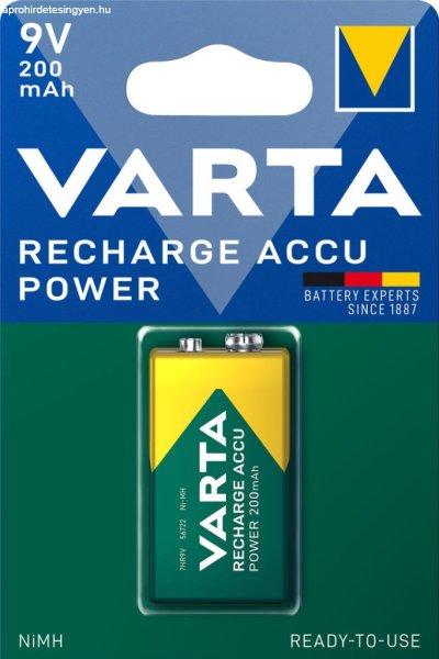 Varta 200mAh 9V Ni-MH akkumulátor 1db/csomag