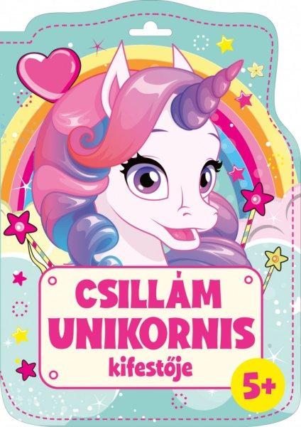Csillám unikornis kifestője 5+