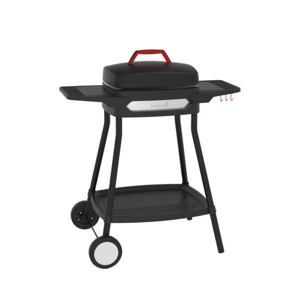 Barbecook BC-ELE-4001 Alexia 5111 elektromos grill, oldalsó asztal, kerék,
fekete, 84x55x97cm