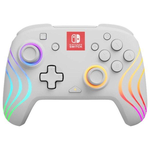 PDP vezeték nélküli vezérlő Nintendo Switch számára Afterglow Wave,
fehér