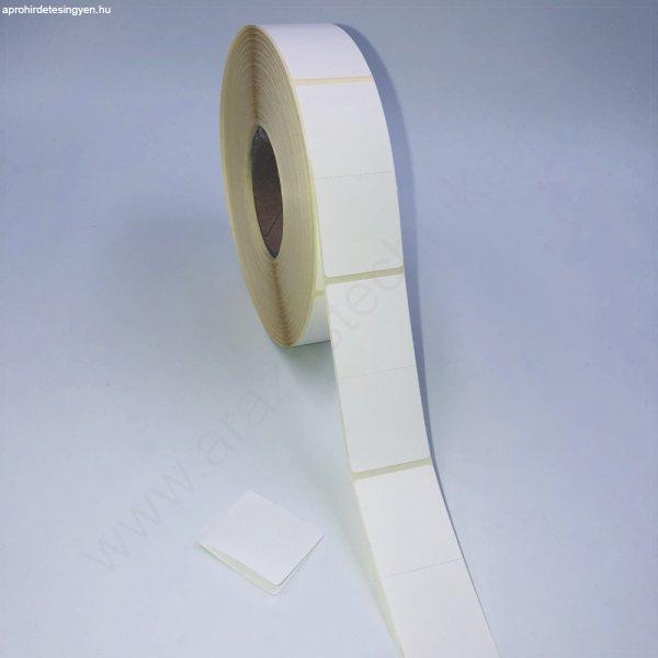 25x57mm címke THERMO (1.000db/40) PERFORÁLT félbehajtható