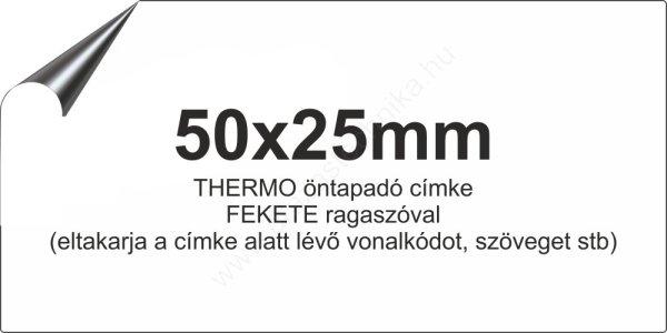 50x25mm THERMO OPAQUE - fedőcímke (2.000db/40)