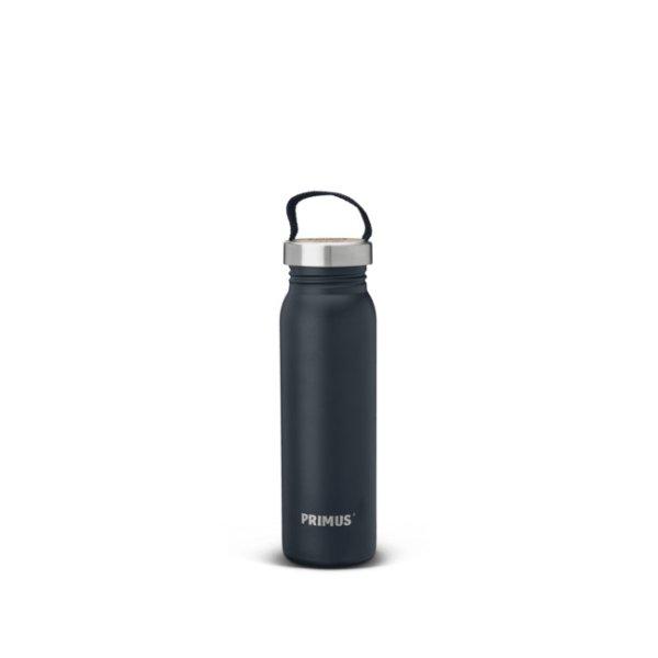PRIMUS rozsdamentes acél palack Klunken 0,7 L, fekete