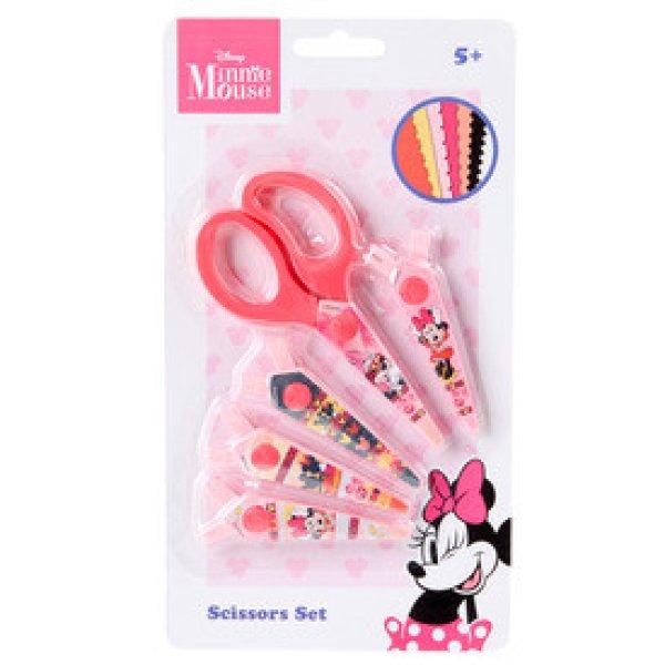 Biztonsági olló 5 db cserélhető vágóéllel, Minnie egér