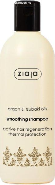 Ziaja Simító sampon száraz és sérült hajra Argan &
Tsubaki Oils (Smoothing Shampoo) 300 ml