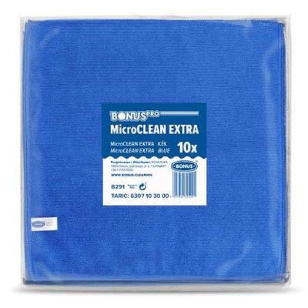 Törlőkendő, univerzális, 10 db, 40x40 cm, BONUS "MicroCLEAN
Extra", kék