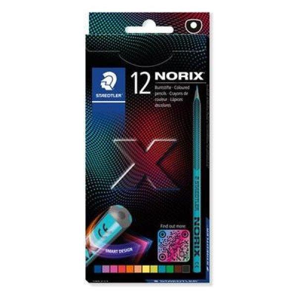 Színes ceruza készlet, STAEDTLER "Norix® 186", 12 különböző
szín